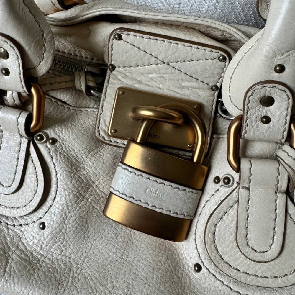 Vintage cream Chloe Paddington Bag - Picture 4 of 16